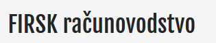 FIRSK RAČUNOVODSTVO